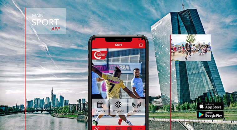 Main Sport App Anzeige